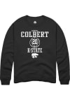 Main image for Jerrell Colbert  Rally K-State Wildcats Mens Black NIL Sport Icon Long Sleeve Crew Sweatshirt