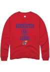 Main image for Holly Kersgieter  Rally Kansas Jayhawks Mens Red NIL Sport Icon Long Sleeve Crew Sweatshirt