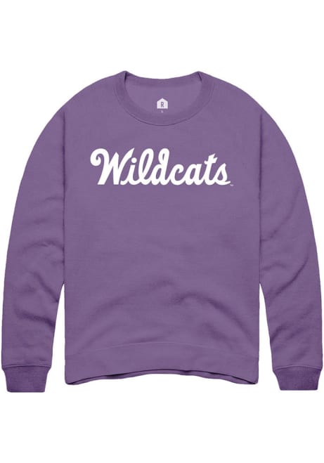 Mens K-State Wildcats Purple Rally Arch stack Tee