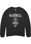 Main image for Jamari McDowell  Rally Kansas Jayhawks Mens Black NIL Sport Icon Long Sleeve Crew Sweatshirt