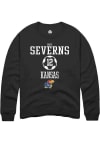 Main image for Brie Severns  Rally Kansas Jayhawks Mens Black NIL Sport Icon Long Sleeve Crew Sweatshirt