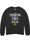 Main image for LeVar Thornton  Rally Baylor Bears Mens Black NIL Sport Icon Long Sleeve Crew Sweatshirt