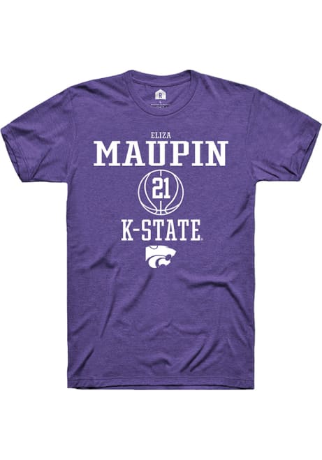 Eliza Maupin Purple K-State Wildcats NIL Sport Icon Short Sleeve T Shirt