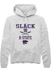 Main image for JJ Slack Rally Mens White K-State Wildcats NIL Sport Icon Crew Sweatshirt