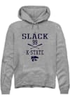 Main image for JJ Slack Rally Mens Graphite K-State Wildcats NIL Sport Icon Crew Sweatshirt