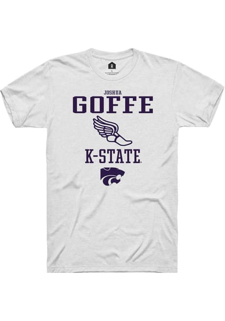 Joshua Goffe White K-State Wildcats NIL Sport Icon Short Sleeve T Shirt