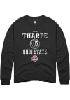 Main image for Tyler Tharpe  Rally Ohio State Buckeyes Mens Black NIL Sport Icon Long Sleeve Crew Sweatshirt