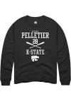 Main image for Raphael Pelletier Rally Mens Black K-State Wildcats NIL Sport Icon Crew Sweatshirt