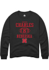 Main image for Jeremiah Charles  Rally Nebraska Cornhuskers Mens Black NIL Sport Icon Long Sleeve Crew Sweatshi..