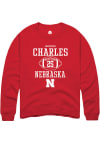 Main image for Jeremiah Charles  Rally Nebraska Cornhuskers Mens Red NIL Sport Icon Long Sleeve Crew Sweatshirt