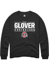 Main image for Nigel Glover  Rally Ohio State Buckeyes Mens Black NIL Stacked Box Long Sleeve Crew Sweatshirt