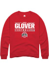 Main image for Nigel Glover  Rally Ohio State Buckeyes Mens Red NIL Stacked Box Long Sleeve Crew Sweatshirt