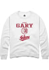 Main image for Ramsey Gary Rally Mens White Indiana Hoosiers NIL Sport Icon Crew Sweatshirt