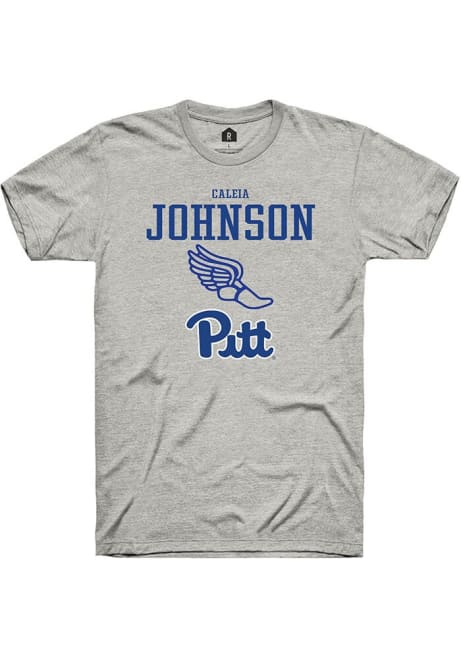 Caleia Johnson Ash Pitt Panthers NIL Sport Icon Short Sleeve T Shirt