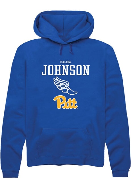 Caleia Johnson Rally Mens Blue Pitt Panthers NIL Sport Icon Hooded Sweatshirt