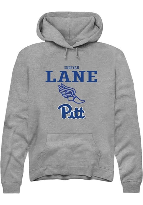 Endeyah Lane Rally Mens Graphite Pitt Panthers NIL Sport Icon Hooded Sweatshirt