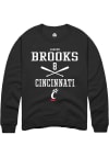 Main image for Lauden Brooks  Rally Cincinnati Bearcats Mens Black NIL Sport Icon Long Sleeve Crew Sweatshirt