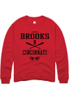 Main image for Lauden Brooks  Rally Cincinnati Bearcats Mens Red NIL Sport Icon Long Sleeve Crew Sweatshirt