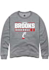 Main image for Lauden Brooks Rally Mens Graphite Cincinnati Bearcats NIL Stacked Box Crew Sweatshirt