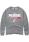 Main image for Max Palmieri Rally Mens Graphite Cincinnati Bearcats NIL Stacked Box Crew Sweatshirt