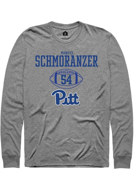 Moritz Schmoranzer Rally Mens Graphite Pitt Panthers NIL Sport Icon Tee