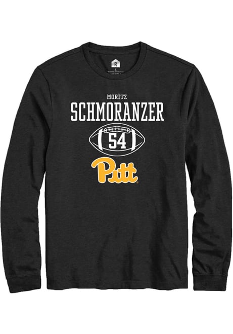 Moritz Schmoranzer Rally Mens Black Pitt Panthers NIL Sport Icon Tee