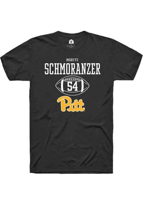 Moritz Schmoranzer Black Pitt Panthers NIL Sport Icon Short Sleeve T Shirt