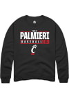 Main image for Max Palmieri Rally Mens Black Cincinnati Bearcats NIL Stacked Box Crew Sweatshirt