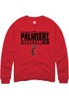 Main image for Max Palmieri Rally Mens Red Cincinnati Bearcats NIL Stacked Box Crew Sweatshirt