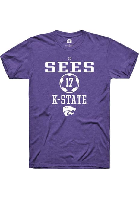 Jo Sees Purple K-State Wildcats NIL Sport Icon Short Sleeve T Shirt
