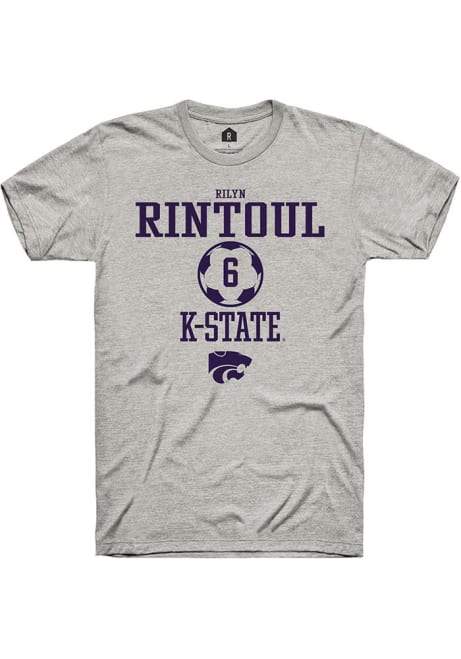 Rilyn Rintoul Ash K-State Wildcats NIL Sport Icon Short Sleeve T Shirt