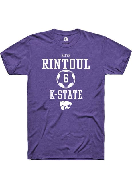 Rilyn Rintoul Purple K-State Wildcats NIL Sport Icon Short Sleeve T Shirt