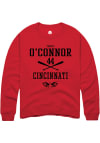 Main image for Tommy O'Connor  Rally Cincinnati Bearcats Mens Red NIL Sport Icon Long Sleeve Crew Sweatshirt