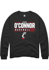 Main image for Tommy O'Connor  Rally Cincinnati Bearcats Mens Black NIL Stacked Box Long Sleeve Crew Sweatshirt