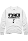 Main image for Tommy O'Connor  Rally Cincinnati Bearcats Mens White NIL Stacked Box Long Sleeve Crew Sweatshirt