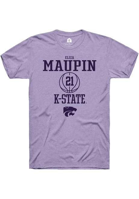 Eliza Maupin Lavender K-State Wildcats NIL Sport Icon Short Sleeve T Shirt