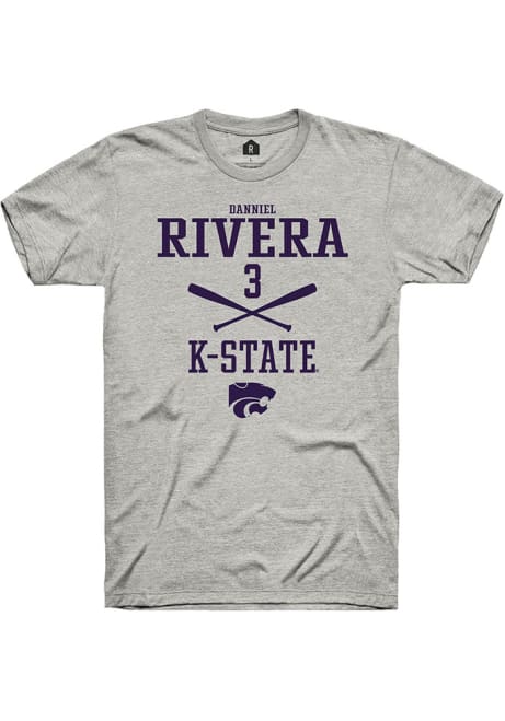 Danniel Rivera Ash K-State Wildcats NIL Sport Icon Short Sleeve T Shirt