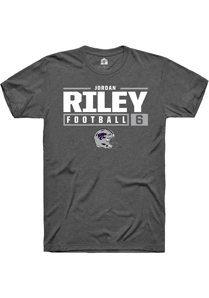 Jordan Riley KState Wildcats Stacked Box T Shirt