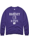 Main image for Molly Ramsey Rally Mens Purple K-State Wildcats NIL Sport Icon Crew Sweatshirt