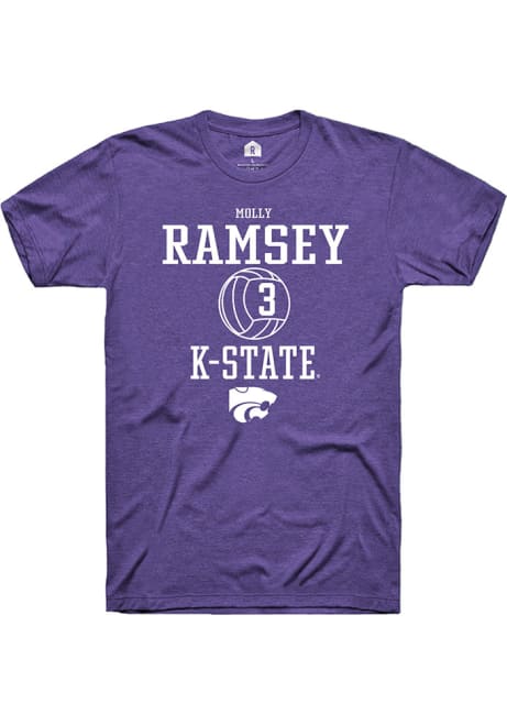 Molly Ramsey Purple K-State Wildcats NIL Sport Icon Short Sleeve T Shirt