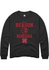 Main image for Merritt Beason  Rally Nebraska Cornhuskers Mens Black NIL Sport Icon Long Sleeve Crew Sweatshirt