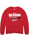 Main image for Merritt Beason  Rally Nebraska Cornhuskers Mens Red NIL Stacked Box Long Sleeve Crew Sweatshirt