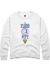 Main image for Cat Flood  Rally Pitt Panthers Mens White NIL Sport Icon Long Sleeve Crew Sweatshirt