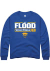 Main image for Cat Flood  Rally Pitt Panthers Mens Blue NIL Stacked Box Long Sleeve Crew Sweatshirt