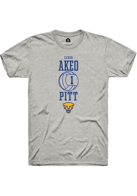 Lexis Akeo Ash Pitt Panthers NIL Sport Icon Short Sleeve T Shirt