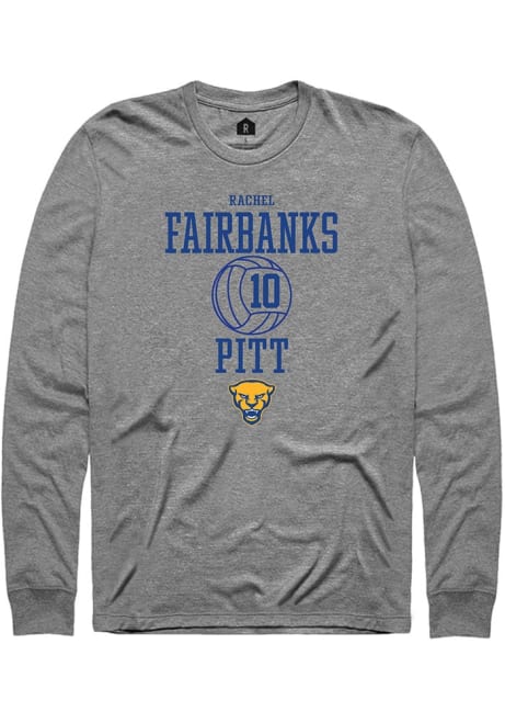 Rachel Fairbanks Rally Mens Graphite Pitt Panthers NIL Sport Icon Tee