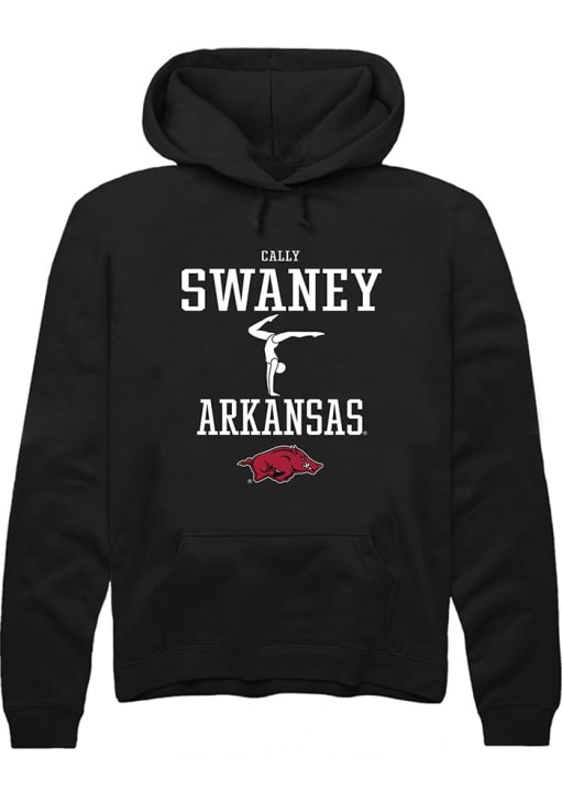 Cally swaney Arkansas Razorbacks NIL Sport Icon Hoodie - BLACK