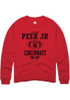 Main image for Antwan Peek Jr. Rally Mens Red Cincinnati Bearcats NIL Sport Icon Crew Sweatshirt