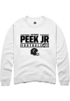 Main image for Antwan Peek Jr. Rally Mens White Cincinnati Bearcats NIL Stacked Box Crew Sweatshirt