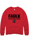 Main image for Barak Faulk Rally Mens Red Cincinnati Bearcats NIL Stacked Box Crew Sweatshirt